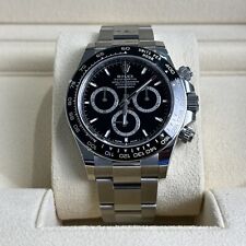 Rolex Daytona NUEVO Ref Negro Cerámica Acero Inoxidable (2024) Inmaculado Juego Completo segunda mano  Embacar hacia Argentina