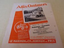 Prospectus brochure tracteur d'occasion  Pont-d'Ain