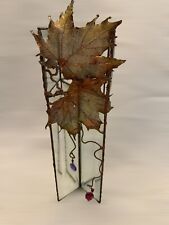 Glass brass leaf for sale  San Ramon