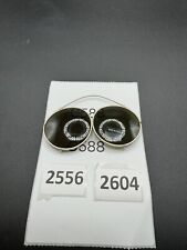 Óculos de sol aviador vintage clip-on aros tom verde metal dourado 50 mm redondo comprar usado  Enviando para Brazil