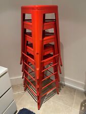 Red counter stools for sale  LONDON