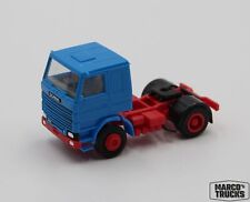 Herpa Scania 142 V8 Zugmaschine 2achs rot/blau unbedruckt 1:87 /H19420, usado comprar usado  Enviando para Brazil