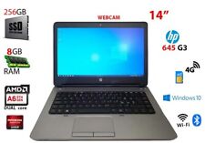 HP Notebook 14" 8GB SSD 256 WIFI amd SIM 4g COMPUTER windows10 pc USB-C LED, used for sale  Shipping to South Africa