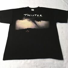 Camiseta promocional vintage anos 90 1996 Twister filme GG Black Tornado comprar usado  Enviando para Brazil