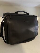 Tumi 16" Leather Briefcase Messenger Bag for sale  Fullerton