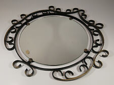 Espelho de parede espelho de cabeleireiro espelho de salão vidro ferro forjado Hmw mais antigo comprar usado  Enviando para Brazil