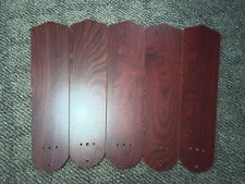 Used, Vintage Ceiling Fan Blades (5) for sale  Shipping to South Africa