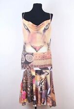 VTG Roberto Cavalli (Class Cavalli) dress lion print for sale  Shipping to South Africa