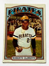 1972 TOPPS #309 ROBERTO CLEMENTE PITTSBURGH PIRATES CARD -- VG, used for sale  Shipping to South Africa