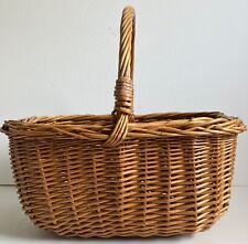 Wicker shopping basket for sale  CUPAR
