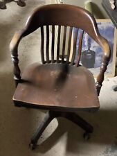 desk wood solid chair w for sale  Riverside