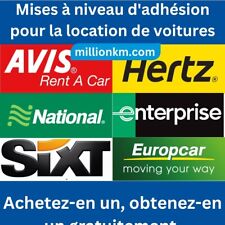 Mises à niveau d'adhésion pour la location de voitures Avis Hertz SIXT EUROPCAR comprar usado  Enviando para Brazil