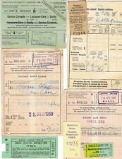 Billetes de ferrocarril Suiza SBB CFF FFS y otros ejemplos bien usados 2 segunda mano  Embacar hacia Mexico