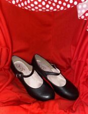 Usado, Zapatos de baile flamenco Zapatos de Flamenco Talla 4 / US 6/Cuero Negro segunda mano  Embacar hacia Argentina