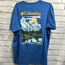 Camiseta Columbia masculina GG estampa de tela preservar conservar proteger montanhas comprar usado  Enviando para Brazil