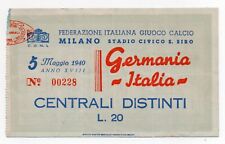 Italia germania ticket usato  Italia
