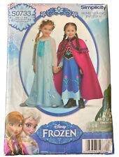 Fantasias Frozen Disney Simplicity S0733 Anna e Elsa para criança tamanho 3-8 UC comprar usado  Enviando para Brazil