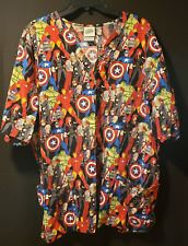 Camisa uniforme médico masculina Marvel Comics tamanho 2XL, usado comprar usado  Enviando para Brazil