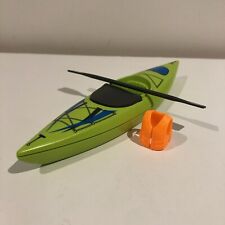 Playmobil diversión familiar sin usar: canoa / kayak bote, chaleco salvavidas y remo - verde segunda mano  Embacar hacia Mexico