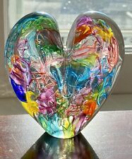 hand blown glass heart for sale  Minneapolis