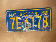 1956 oregon license for sale  Grayling