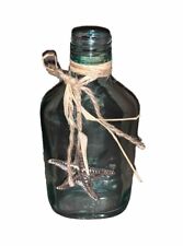 Message in a Bottle Embossed Seashells Starfish Beach Decor Flask No Cork for sale  Shipping to South Africa