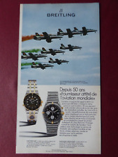 1985 pub breitling d'occasion  Expédié en Belgium