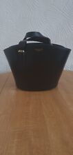 NWT Kurt Geiger Black Leather Bucket Bag, used for sale  Shipping to South Africa