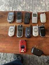 Lote 11 Teléfonos Celulares Abatibles Vintage de Varias Marcas PARA REPUESTOS COMO ESTÁN segunda mano  Embacar hacia Argentina