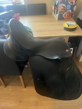 Inch black leather for sale  BASILDON
