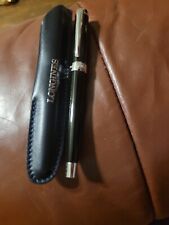 Used, Longines watch company refillable ink pen with holder and cloth pouch for sale  Shipping to South Africa