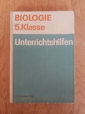 Ddr unterrichtshilfen biologie gebraucht kaufen  Limbach-Oberfrohna