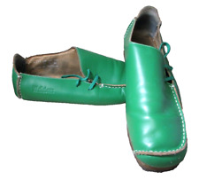 Mens  Wallabees Lugger Leather Green Tie Shoes Size 11 M Loafer Slip On for sale  Shipping to South Africa
