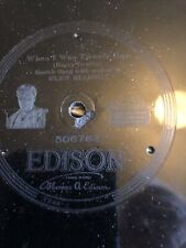 Edison early recording for sale  HOUGHTON LE SPRING