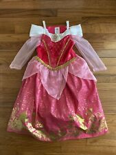 Chicas Disney Store dormir belleza Princesa Aurora Disfraz para Vestir Talla 5/6 segunda mano  Embacar hacia Spain