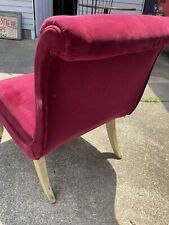 velvet slipper chair for sale  Dover
