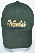 Cabela's World's Foremost Outfitters Green Embroidered Adjustable Men's Cap Hat for sale  Shipping to South Africa