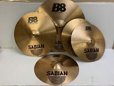 Juego de 5 platillos Sabian B8 con paseo de 20"" 16"" choque delgado 14"" choque delgado 14"" sombreros altos segunda mano  Embacar hacia Mexico