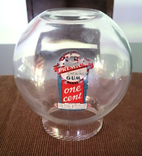 Antique Coin Operated Bubble Gum Machine Glass Globe 1 Cent for sale  Shipping to South Africa