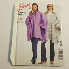 Easy Stitch 'n save McCalls 4207 Talla B Grande XL Poncho Capa Polar 2003 segunda mano  Embacar hacia Argentina