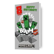 Birthday card minecraft for sale  WALTHAM ABBEY