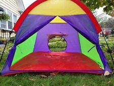 Kids Play Tent w/ Tunnel Door Indoor Outdoor Children Playhouse Multi-Colored for sale  Shipping to South Africa