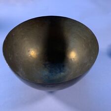 Margit Tevan Hammered Brass Bowl 5” Diameter for sale  Shipping to South Africa