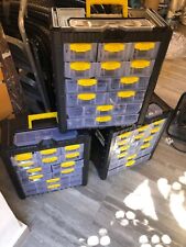 Multi Drawer Cabinet Parts Storage Organiser Nail Garage Screw Bit Unit Tool Box for sale  COULSDON