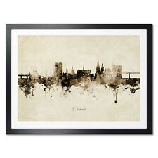Dundee skyline poster for sale  UK