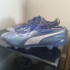 Puma One 1 FG/AG Blue Leather Mens Football Boots Size UK 10 for sale  Shipping to South Africa
