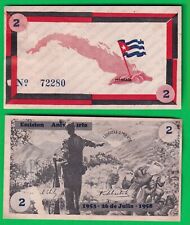 Cuba clandestine bond of the Movement July 26 directed by Fidel Castro, 1958 for sale  Shipping to South Africa