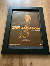 JOE JACKSON BODY AND SOUL-framed original poster size advert segunda mano  Embacar hacia Mexico