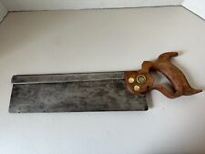 Disston back saw for sale  Shipping to Ireland