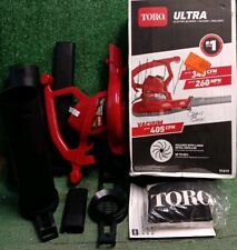 Used, Toro (51619) Ultra Electric Blower Vacuum Mulcher- Red 260mph - NEW Open Box for sale  Shipping to South Africa